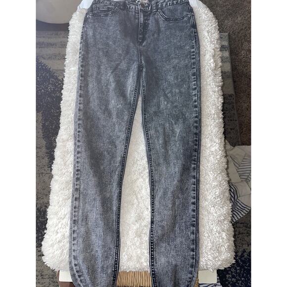 CB Girls Juniors Sz. 5 Black Acid Washed Style Jeans. Cute, Comfortable - Picture 1 of 10